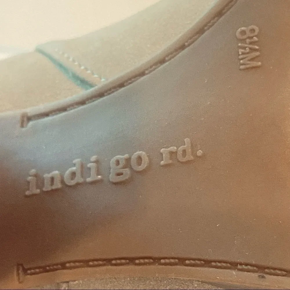 Indigo RD Iradore  womens ankle booties, Stone/Taupe /grey size 8.5 - Picture 5 of 7